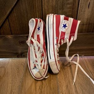 Converse style USA Flag, like new,